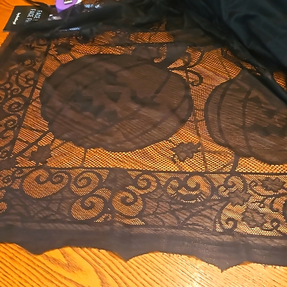Halloween Lace Tablecloth